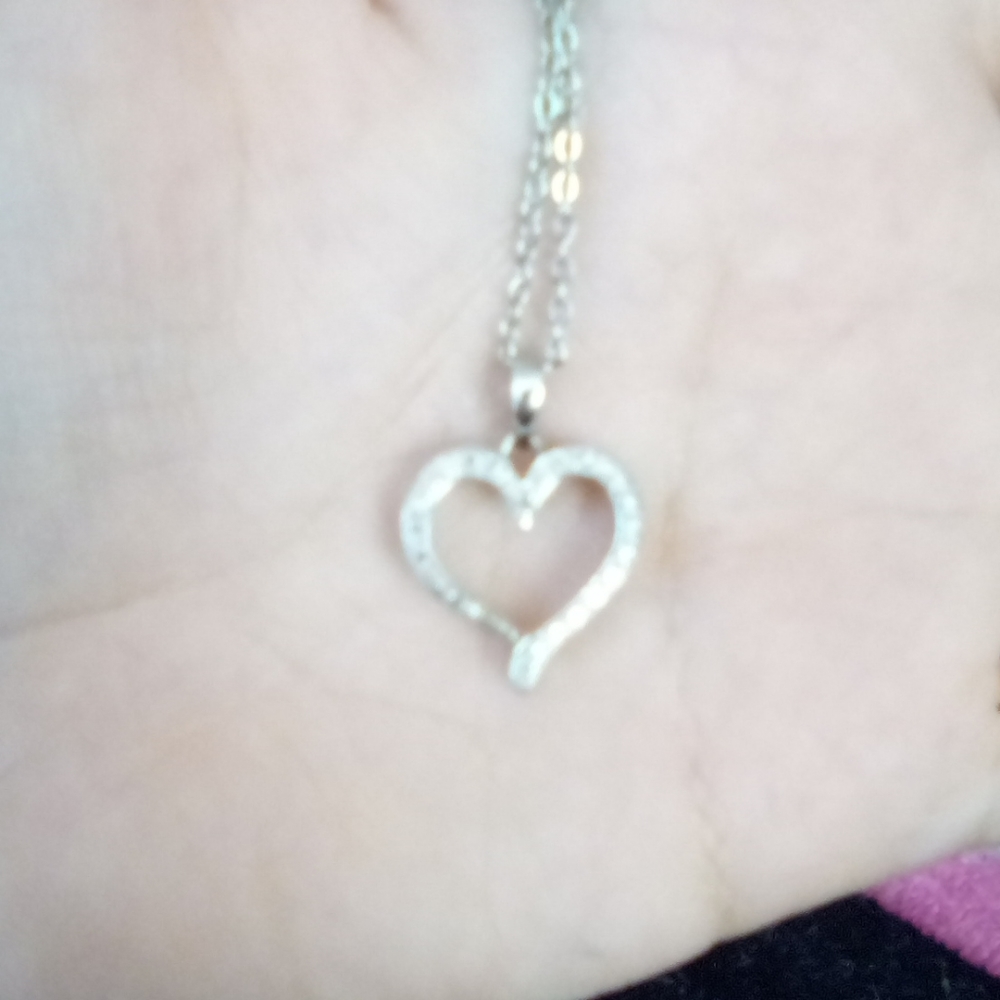 Three beautiful heart necklaces